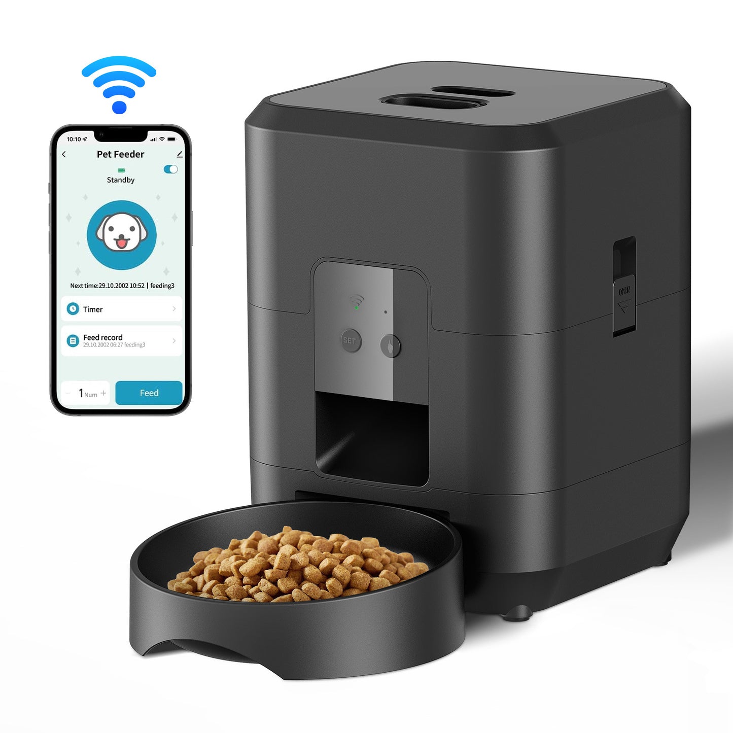 Distributeur de nourriture automatique intelligent pour animaux