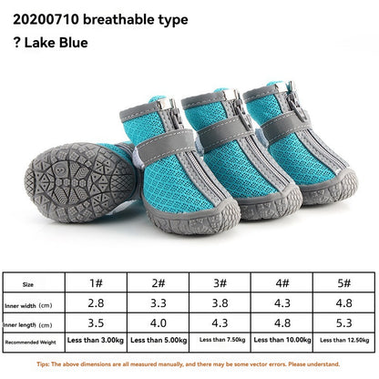 Chaussures antidérapantes et résistantes pour animaux