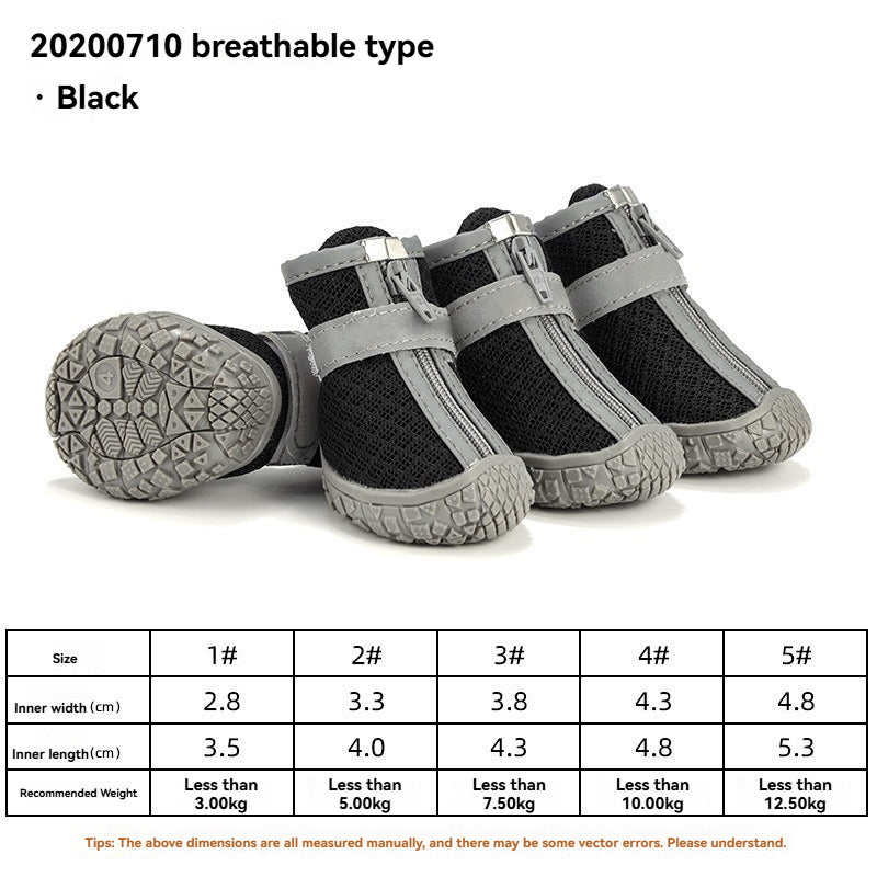 Chaussures antidérapantes et résistantes pour animaux