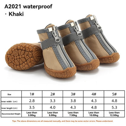 Chaussures antidérapantes et résistantes pour animaux