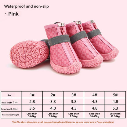 Chaussures antidérapantes et résistantes pour animaux