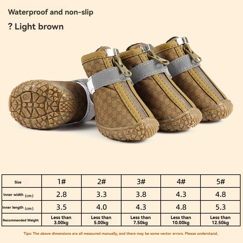 Chaussures antidérapantes et résistantes pour animaux
