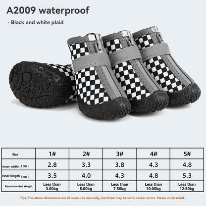 Chaussures antidérapantes et résistantes pour animaux