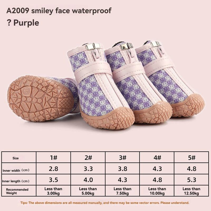 Chaussures antidérapantes et résistantes pour animaux