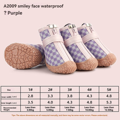 Chaussures antidérapantes et résistantes pour animaux