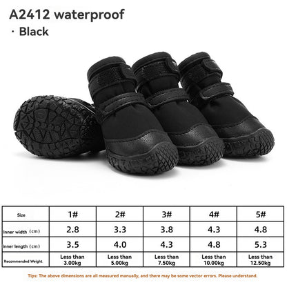 Chaussures antidérapantes et résistantes pour animaux