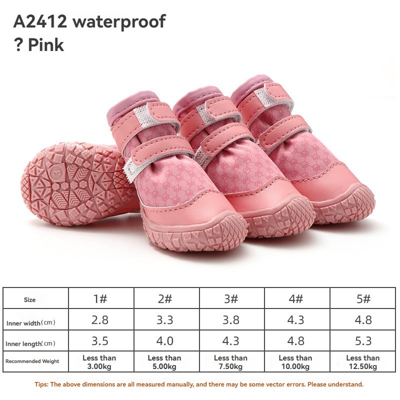 Chaussures antidérapantes et résistantes pour animaux