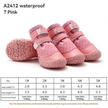 Chaussures antidérapantes et résistantes pour animaux