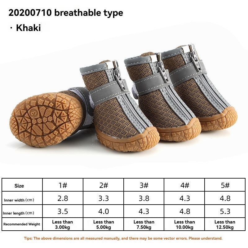 Chaussures antidérapantes et résistantes pour animaux
