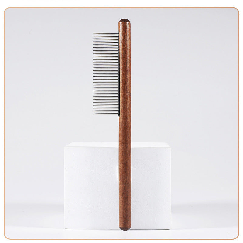 Peigne en bois massif pour animaux