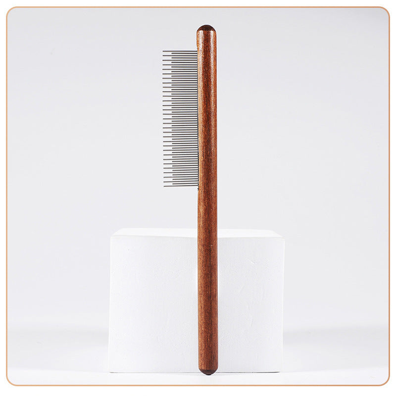 Peigne en bois massif pour animaux