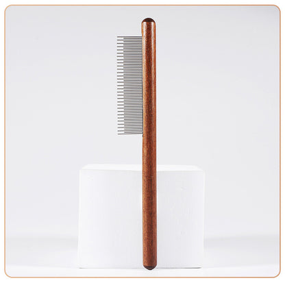 Peigne en bois massif pour animaux