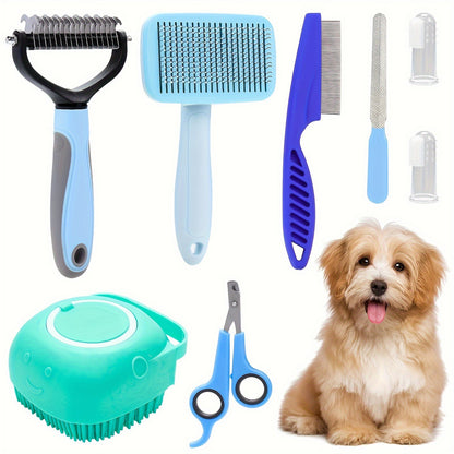 Set de 8 outils de beauté pour animaux