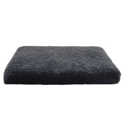 Niche carrée en peluche pour animaux