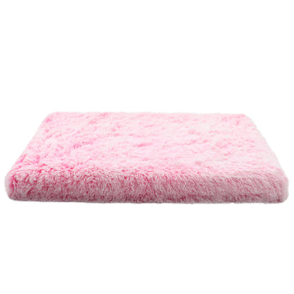 Niche carrée en peluche pour animaux